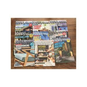Lot of 9 Family Handyman Magazines | DIY Projects, Woodworking, Home Improvement